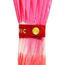 和柄テキスタイル 天然竹16本骨透明傘-底菊切子(わがらてきすたいる てんねんだけ16ぽんほねビニール傘-そこぎくきりこ)