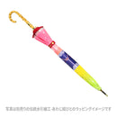 和柄テキスタイル 天然竹16本骨透明傘-底菊切子(わがらてきすたいる てんねんだけ16ぽんほねビニール傘-そこぎくきりこ)