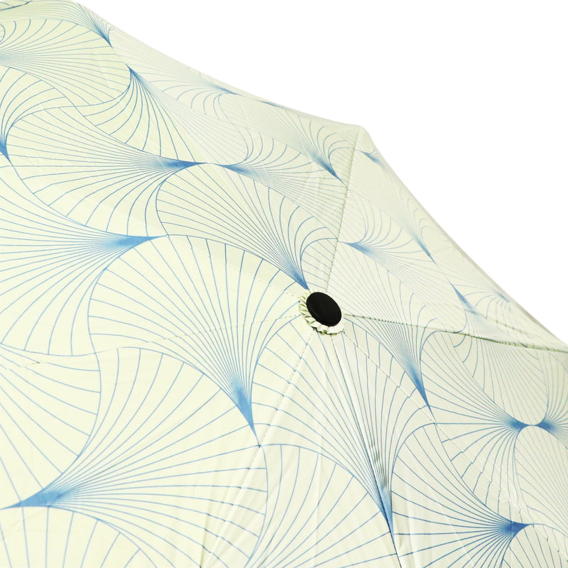 和柄テキスタイル 三つ折り畳み日傘‐扇-白昼(わがらてきすたいる みつ折りたたみ日傘-おうぎ-はくちゅう)