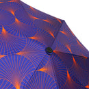 和柄テキスタイル 三つ折り畳み遮光日傘‐扇／暁天(わがらてきすたいる みつ折りたたみしゃこう日傘-おうぎ／ぎょうてん)