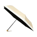 和柄ﾃｷｽﾀｲﾙ 軽量三つ折り畳み遮光日傘 TURIHASHI(わがらてきすたいる けいりょうみつおりたたみかさしゃこうひがさ-つりはし-)