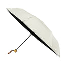 和柄ﾃｷｽﾀｲﾙ 三つ折り畳み遮光日傘 枯山水-絹(わがらてきすたいるみつおりたたみしゃこうかさ かれさんすい-きぬ-)