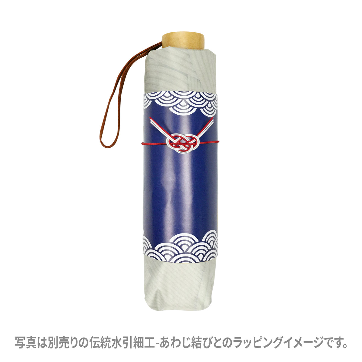 【新品】日本画 和柄調 日傘兼用 傘 日本橋三越品 縁起のいい 風水 神社 三つ折り畳み遮光日傘 枯山水-絹｜おしゃれな和柄傘ブランド［和傘や