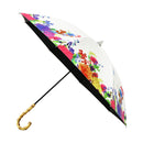 和柄ﾃｷｽﾀｲﾙ 天然竹遮光日傘 極彩紫陽花-(わがらてきすたいる てんねんたけしゃこうひがさ-ごくさいあじさい-)