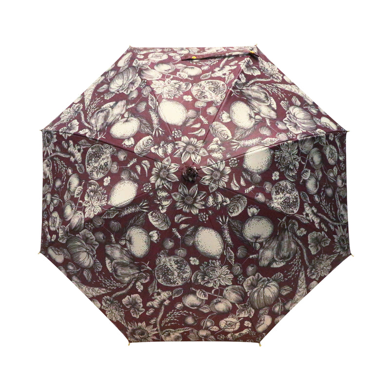 天然竹遮光日傘 極 ﾎﾞﾀﾆｶﾙｶﾞｰﾃﾞﾝ-ﾜｲﾝﾚｯﾄﾞ(てんねんたけしゃこうひがさ きわみ ぼたにかるがーでん -わいんれっど-)