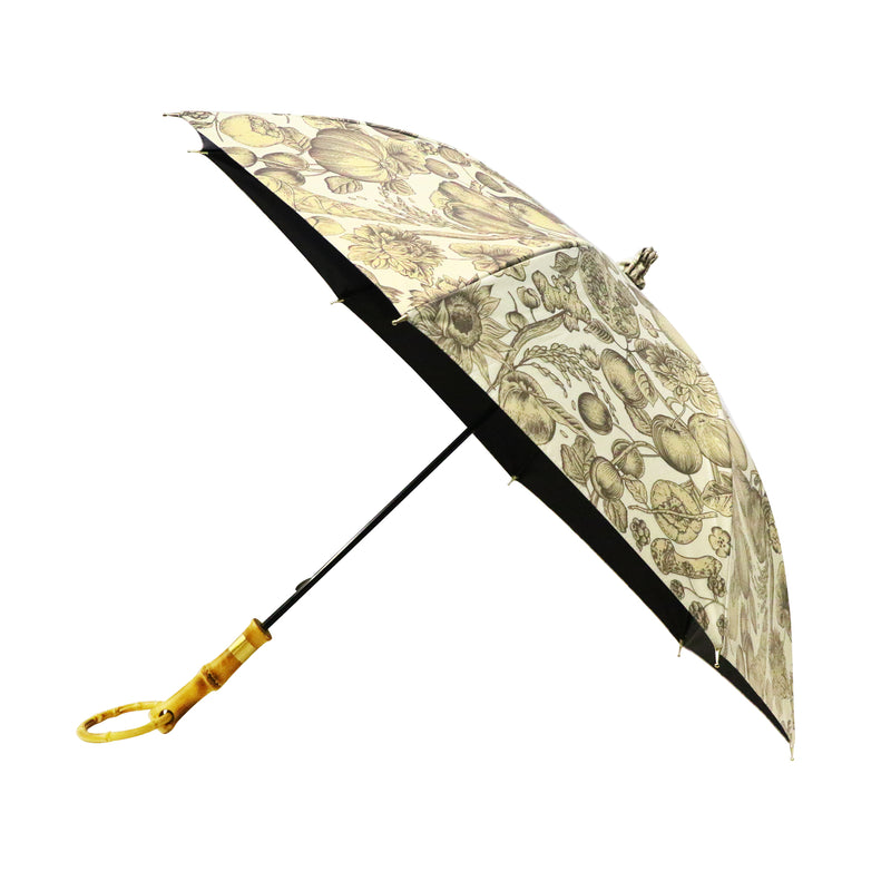 天然竹遮光日傘 極 ﾎﾞﾀﾆｶﾙｶﾞｰﾃﾞﾝ-ｱｲﾎﾞﾘｰ(てんねんたけしゃこうひがさ きわみ ぼたにかるがーでん -あいぼりー-)