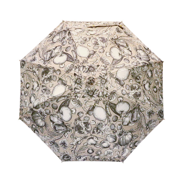 天然竹遮光日傘 極 ﾎﾞﾀﾆｶﾙｶﾞｰﾃﾞﾝ-ﾍﾞｰｼﾞｭ(てんねんたけしゃこうひがさ きわみ ぼたにかるがーでん -べーじゅ-)