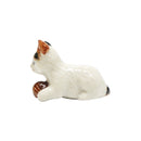 〔万作セレクト〕大陸焼 箸置き-三毛子猫（たいりくやき はしおき-みけこねこ)