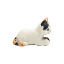 〔万作セレクト〕大陸焼 箸置き-三毛子猫（たいりくやき はしおき-みけこねこ)