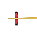 〔万作セレクト〕箸置き-黒赤塗分（ はしおき-こくせきぬりわけ)