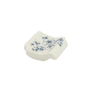 瓦型京焼・清水焼箸置き-梅（かわらがたきょうやき・きよみずやきはしおき-うめ)