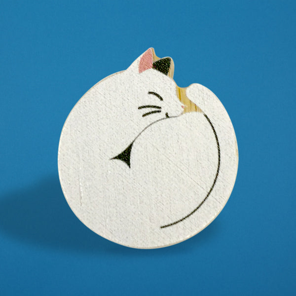 竹箸置き-猫（たけはしおき-ねこ)