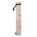 独創和柄長型箸袋-散桜-桃（どくそうわがらなががたはしぶくろ-ちりざくら-もも)