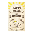 箸・箸置き詰合せ用化粧桐箱-HAPPY MEAL（はし・はしおきつめあわせけしょうきりばこ-たのしいしょくたく)