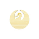 吉野檜コースター 吉祥紋 鶴（よしのひのきこーすたー つる)