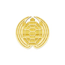 吉野檜コースター 吉祥紋 亀（よしのひのきこーすたー かめ)