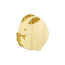 吉野檜コースター 吉祥紋 兎（よしのひのきこーすたー うさぎ)