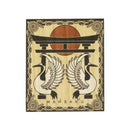 箸置き桐箱 小/厚-鶴と太陽(はしおききりばこ しょう/あつ-つるとたいよう)