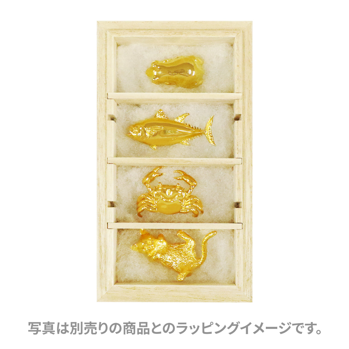 箸置き桐箱 中/厚-富士と鳳凰|箸と箸置きの専門店『箸や万作』の商品