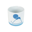 波佐見焼 万作オリジナル 吉祥紋 お猪口-富士山（きっしょうもん おちょこ-ふじさん)