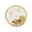 【猫まっしぐらセレクト】江戸猫ぐらす 猫の盃&豆皿セット-戯れる猫・木箱入り