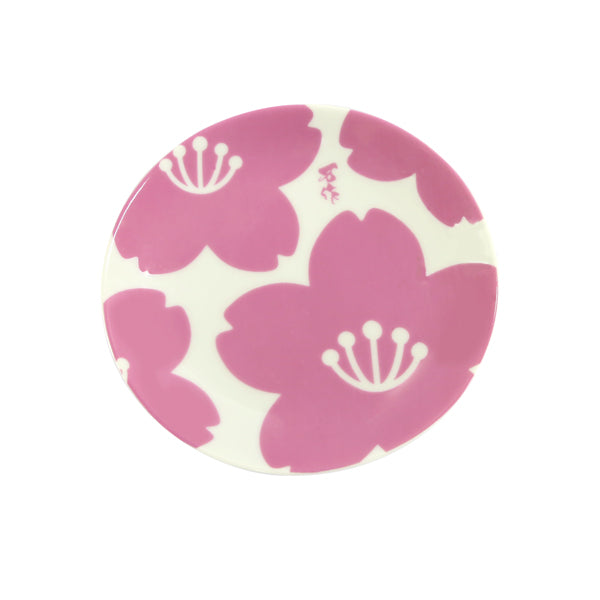波佐見焼豆皿-桜（はさみやきまめざら-さくら)