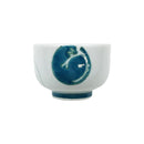 波佐見焼　手書き お猪口-猫（はさみやき　てがき おちょこ-ねこ)