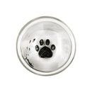 【猫まっしぐらセレクト】ASHIATO Sサイズ・猫の耐熱二層グラス-にゃんこの足あと