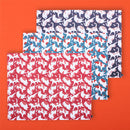 猫柄ランチョンマット-三毛猫（ねこがららんちょんまっと-みけねこ)