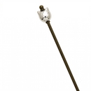 Cat-shaped ceramic bead hair pin