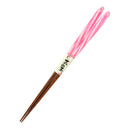 〔万作セレクト〕若狭塗 親子箸-水飴・桃（わかさぬり おやこはし-みずあめ・もも)