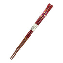 〔万作セレクト〕若狭塗 夫婦箸-梅飾（わかさぬり めおとはし-うめかざり)