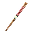 〔万作セレクト〕若狭塗 八角夫婦箸-宵桜（わかさぬり はっかくめおとはし-よいざくら)