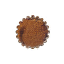 〔万作セレクト〕信楽焼 箸置き-花縁取（しがらきやき はしおき-はなふちどり)