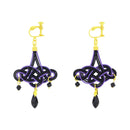 伝統水引細工耳飾‐シャンデリア（でんとうみずひきざいくイヤリング‐しゃんでりあ）