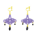 伝統水引細工耳飾‐シャンデリア（でんとうみずひきざいくイヤリング‐しゃんでりあ）