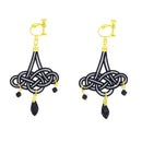 伝統水引細工耳飾‐シャンデリア（でんとうみずひきざいくイヤリング‐しゃんでりあ）