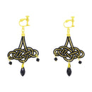 伝統水引細工耳飾‐シャンデリア（でんとうみずひきざいくイヤリング‐しゃんでりあ）