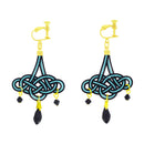 伝統水引細工耳飾‐シャンデリア（でんとうみずひきざいくイヤリング‐しゃんでりあ）