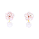 伝統水引細工耳刺‐雪解け（でんとうみずひきざいくピアス‐ゆきどけ）