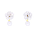 伝統水引細工耳刺‐雪解け（でんとうみずひきざいくピアス‐ゆきどけ）