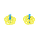 伝統水引細工耳刺‐平梅（でんとうみずひきざいくピアス‐ひらうめ）