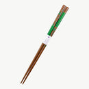 若狭塗-桜市松柄箸（わかさぬり-さくらいちまつがらばし)