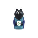 【猫まっしぐらセレクト】concombre 旅猫・猫のミニフィギュア-日本茶