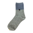 【猫まっしぐらセレクト】 猫の涼感靴下-ツートーン