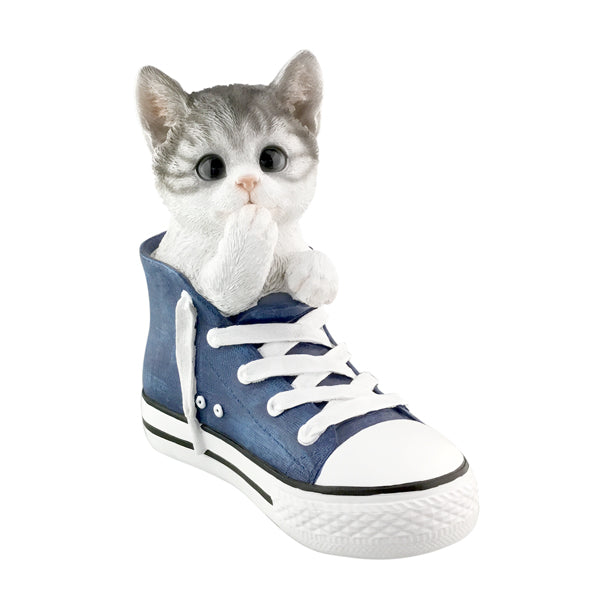 【猫まっしぐらセレクト】 猫の置物-スニーカー