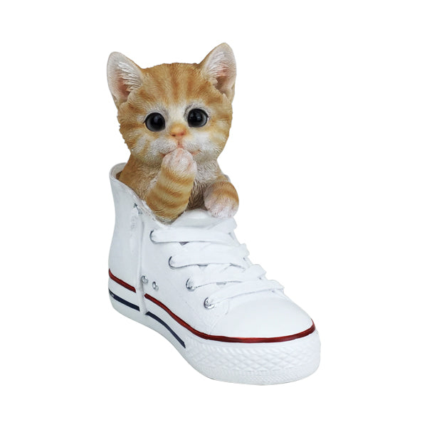 【猫まっしぐらセレクト】 猫の置物-スニーカー