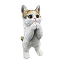 【猫まっしぐらセレクト】 猫の置物-ちょうだい