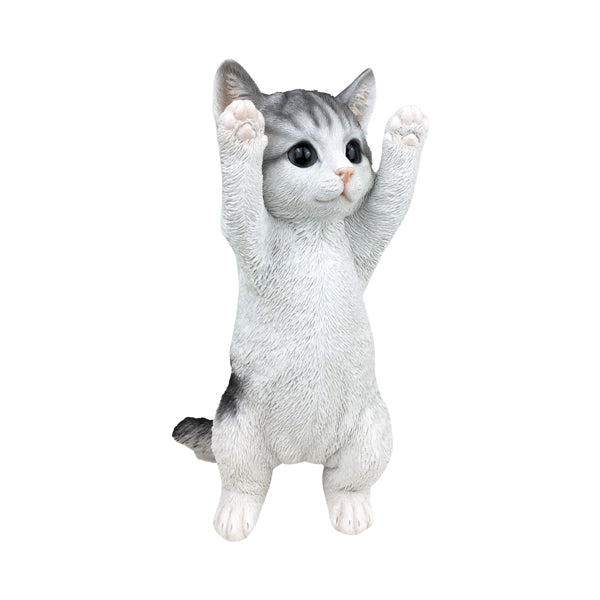 猫まっしぐらセレクト】 猫の置物-手をあげろ|猫グッズ・猫雑貨の専門