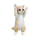 【猫まっしぐらセレクト】 猫の置物-手をあげろ